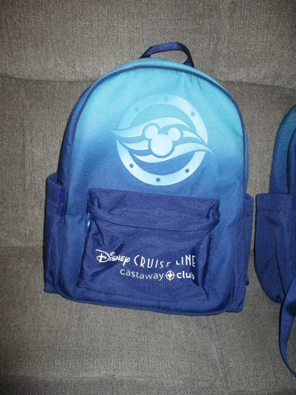 1 Disney Ombre Teal to Navy Cruise Line Backpack Mickey Mouse 2026  NWOT